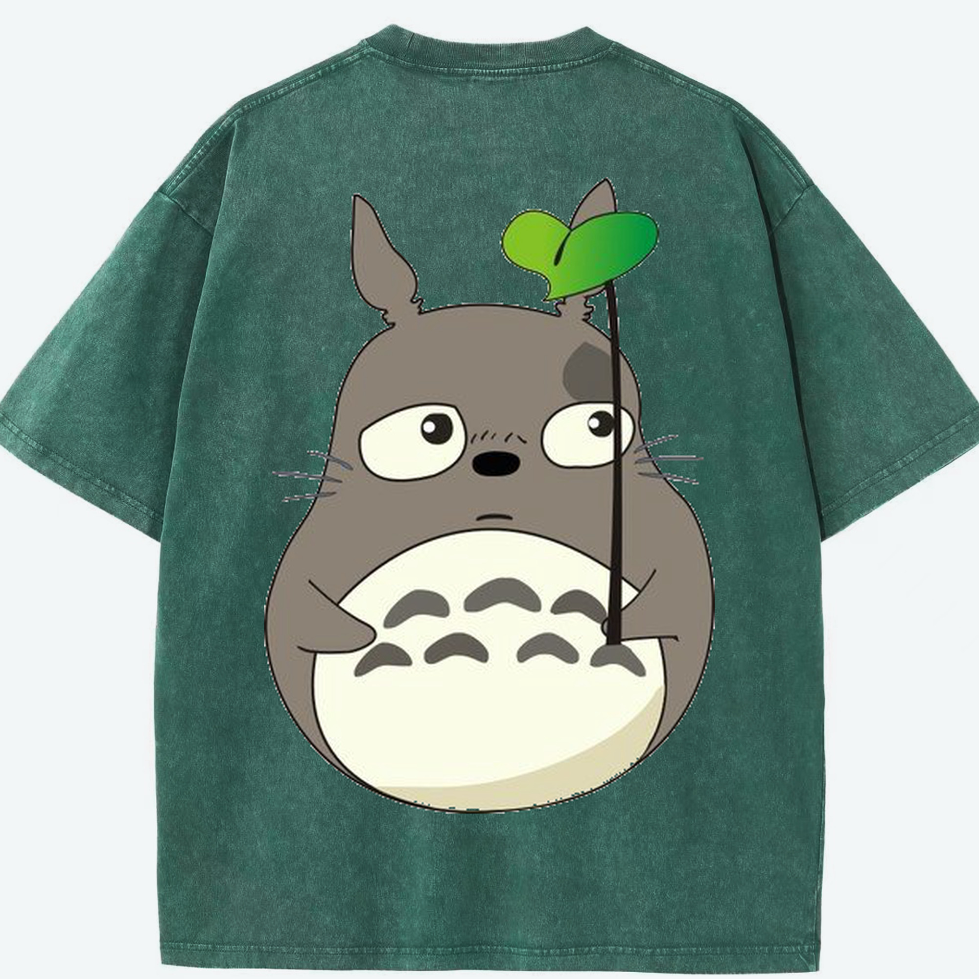 （画像用） となりのトトロ 草壁メイ 草壁サツキ My Neighbor Totoro Satsuki Kusakabe Mei Kusakabe 綿100% ヴィンテージ風 半袖Tシャツ（背面プリント）